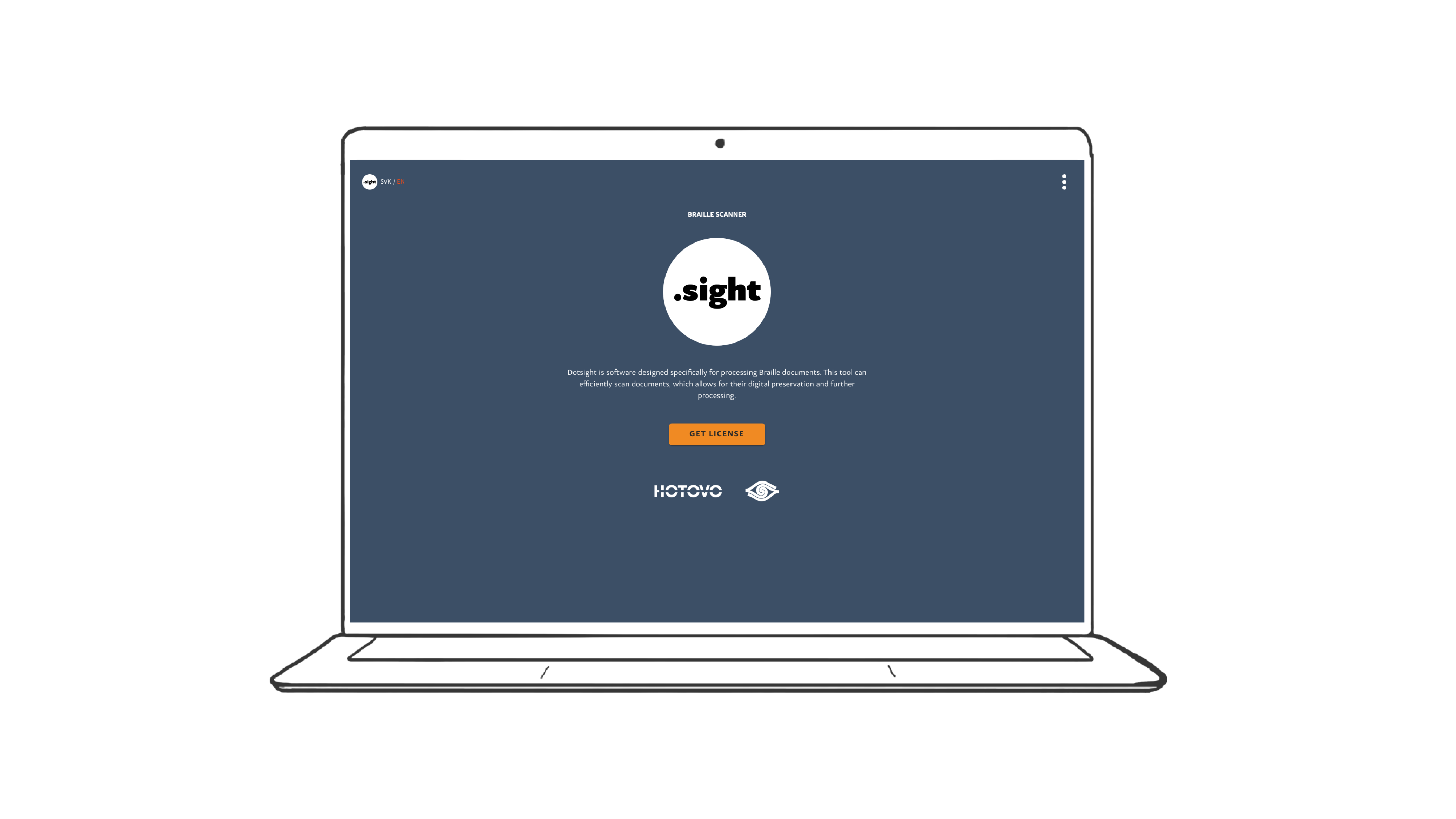 Braille documents scanned and shared